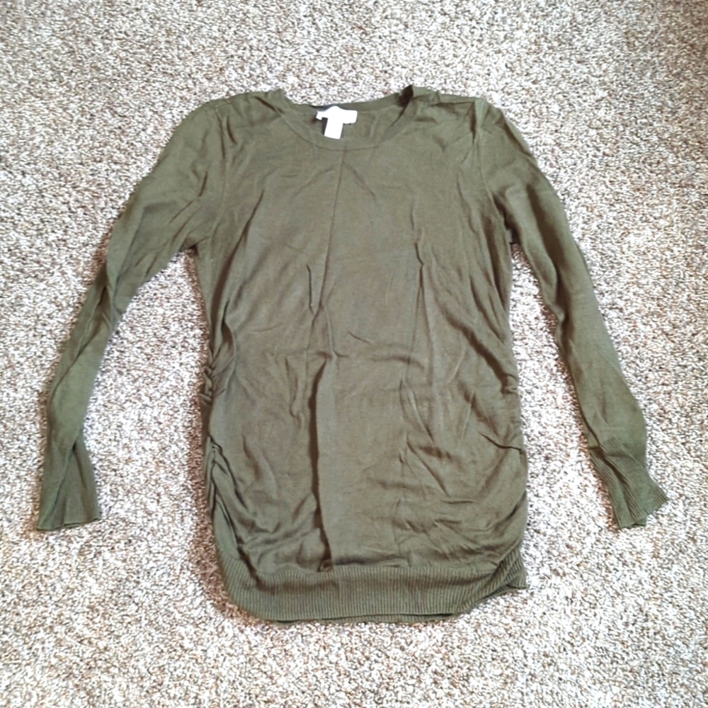 Motherhood Maternity Green Sweater S M